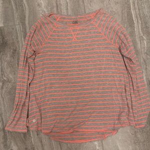Athleta girl pink and grey long sleeve